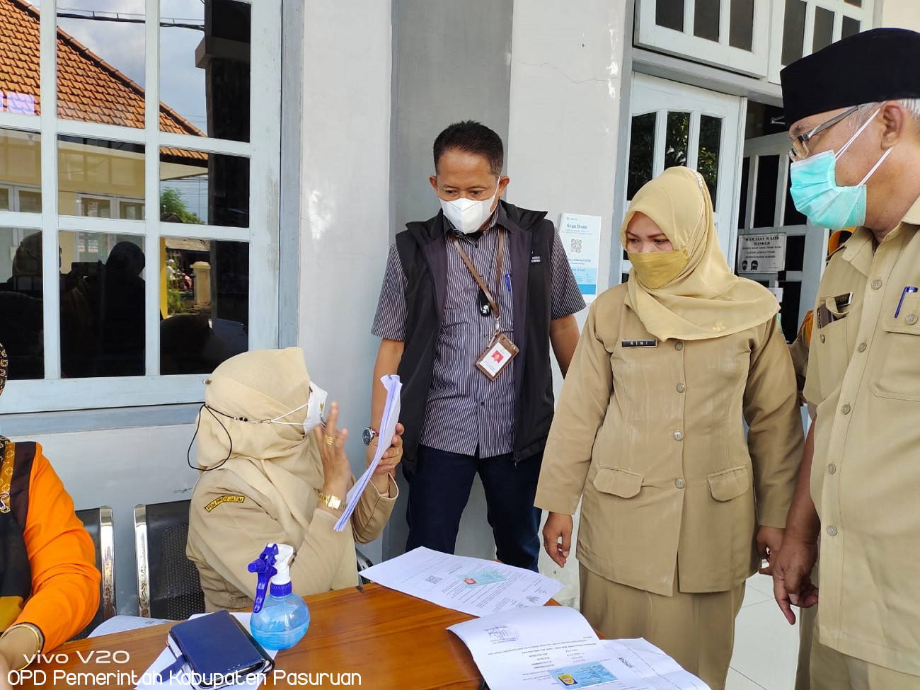 Pemberian Bantuan Pemerintah Non Tunai (BPNT) Perdana dilakuan di Wilayah Kecamatan Winongan